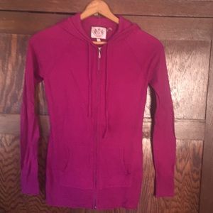 Juicy Hooded Zip-Up Sweater